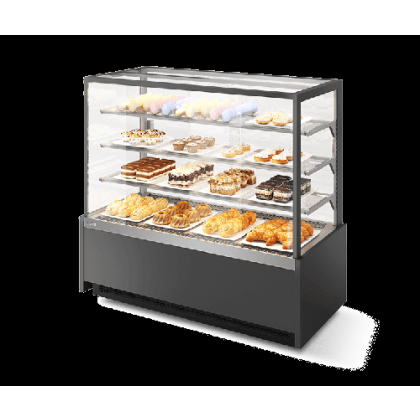 Витрина кондитерская VETE KUB LUX 90 RAL9005 Mуар
