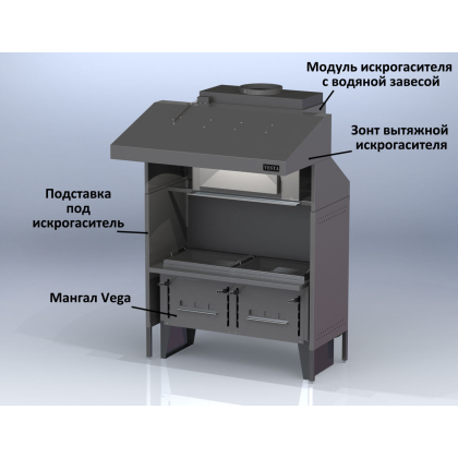 ЗОНТ вытяжной VESTA V2 - изображение 3